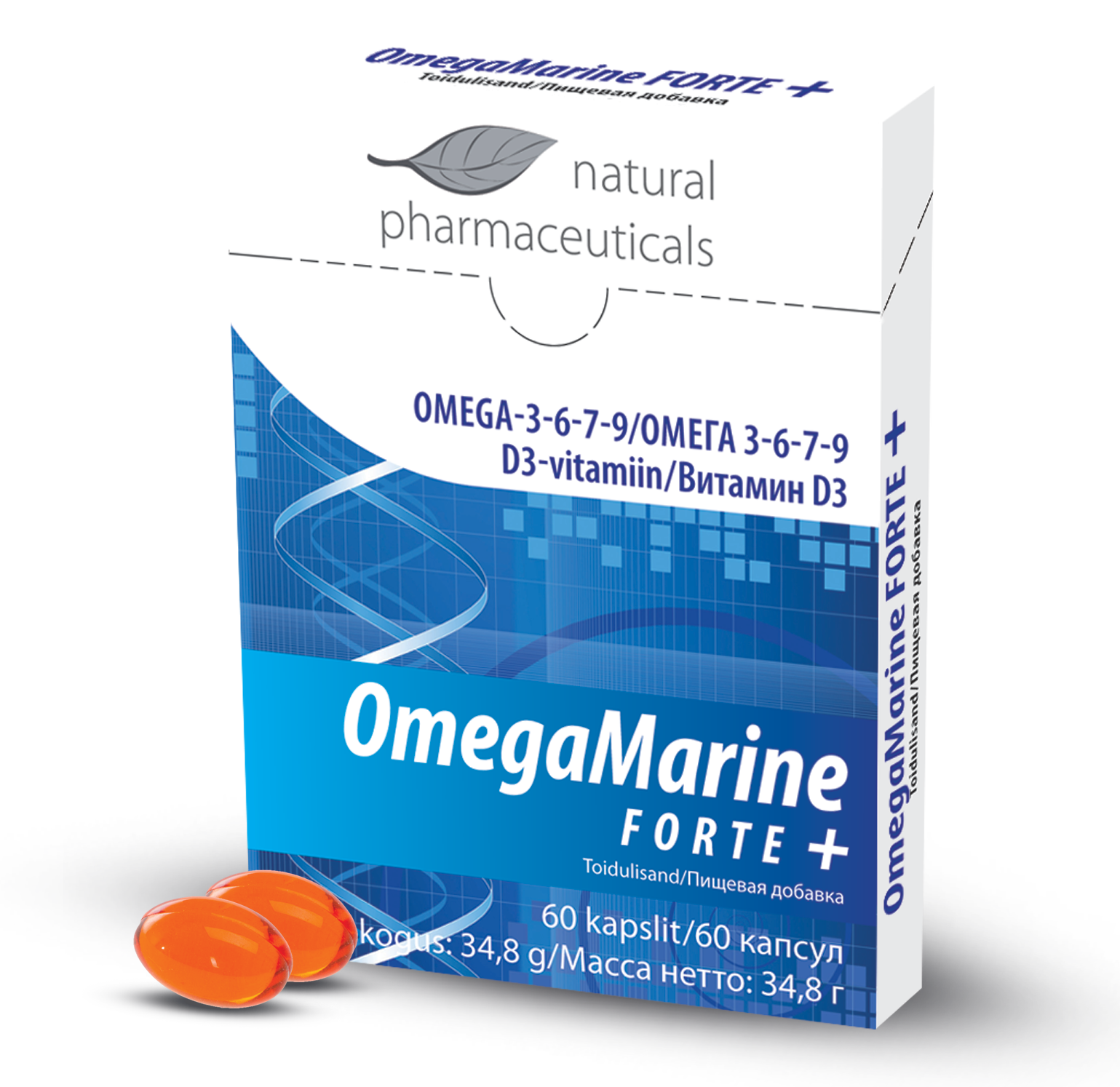 OmegaMarine FORTE+, 60 kapslit